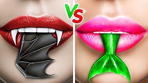 194K views · 2.9K reactions | Sirena embarazada vs vampira embarazada 率‍♀️隆‍♀️ locos consejos de maquillaje y crianza | La La Vida | Facebook