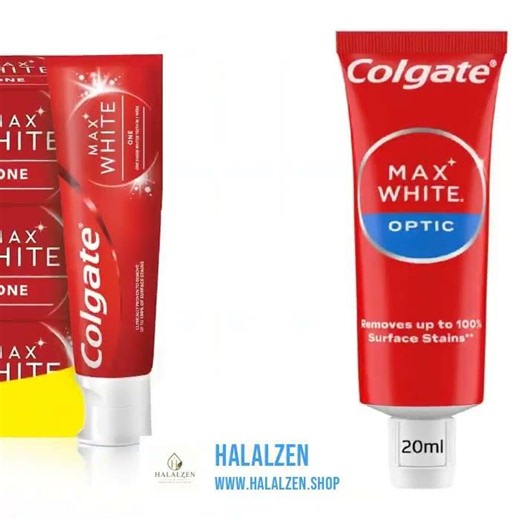 Colgate Max White Optic Toothpaste 4X75ml - Teeth Whitening Toothpaste - Clinically Proven Formul...