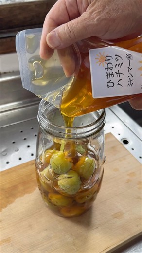 梅のはちみつ漬け作り2026／ばあちゃんの料理教室 #shorts