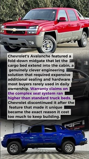 Chevrolet Killed the Avalanche Because the Midgate Cost More Than It Was Worth