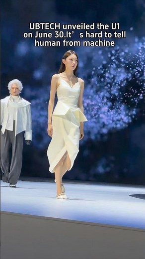 UBTECH UWORLD U1 Launch Footage from June 30! Lifelike Humanoid Robots Walk On Stage #robot