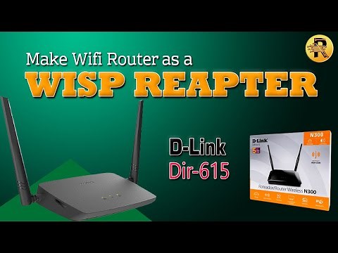 Make D-Link Dir 615 as a WISP Repeater, Dlink Router Extender Configuration #dlink #isp #ftth #wisp