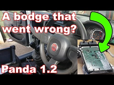 Fiat Panda 2015 crank no start, immobilizer active! Fault finding and repair.