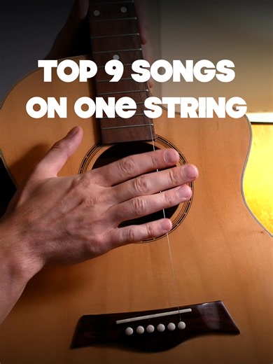 Top 9 Easy One-String Guitar Songs for Beginners