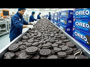 How Oreo Cookies Are Made| Oreo Cookies production process (full process)