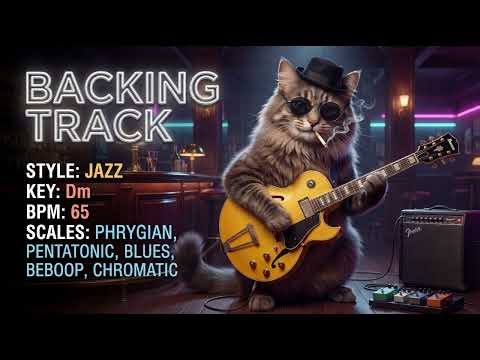 Relaxed Jazz Backing Track in Dm