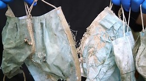 5.2K views · 137 reactions | Surgical masks are washing up in growing quantities on the shores of Hong Kong, a city that has overwhelmingly embraced face coverings to fight the coronavirus. Conservationists say the masks are adding to already alarmingly high levels of plastic waste in the waters around the finance hub. | AFP News Agency | Facebook