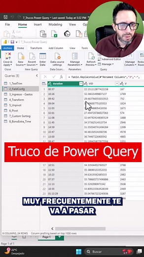 Soluciona decimales en Power Query en segundos