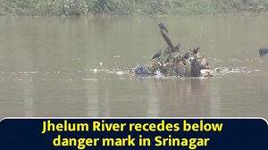 Jhelum River recedes below danger mark in Srinagar
