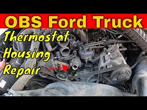 Remove a Frozen Thermostat Housing: 1987-1997 Ford OBS 5.8L Warning! Torch Required!!