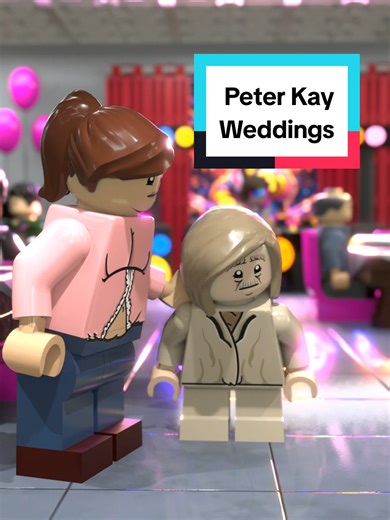 Peter Kay . Weddings. Thanks to anyone who joined me on the live stream this evening. Here's the result of the animation I was working on. #peterkay #comedy #standup #lego #animation