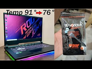 Thermal Issue in my Asus Rog Strix G - Applying Thermal Grizzly Kryonaut Thermal Grease Paste 🔥
