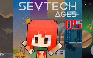 甜萝酱我的世界 Minecraft《SEVTECH AGES》赛文科技时代多模组生存#5 野牛拉磨