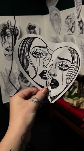 Dark Feminine Sad Girl Tattoo Inspiration