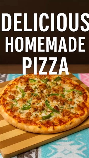 Delicious Homemade Pizza in 30 Seconds! 🍕🔥