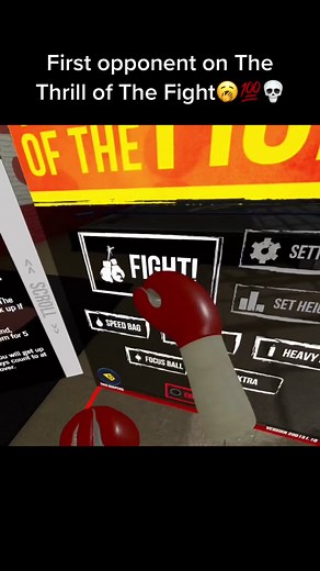 Goofy opponent😭💀🥱💯🔥#oculusquest2 #oculus #thrillofthefight #xyzbca #fyp