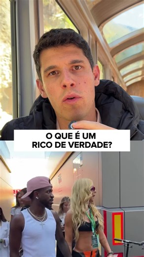 Será que quem te inspira é um rico de verdade ou um falso rico? Expliquei nesse vídeo a diferença entre os dois. Faz sentido?