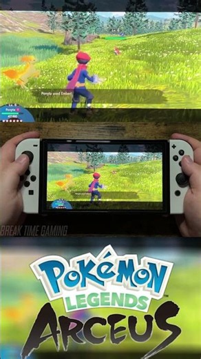 Pokemon Legends Arceus Nintendo Switch OLED Gameplay