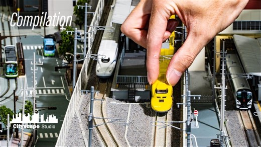 Cityscape Studio--【铁路模型布局】制作N比例跑来跑去的大型城市西洋景的总集编【KATO】