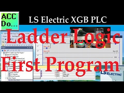 XGB PLC Ladder Logic First Program