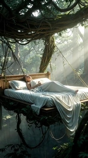 Which Dream Bed Would You Choose? (Oddly Satisfying AI Animation) #shorts #funny #ai #asmr #sleepy