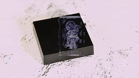 Facmogu LED Lights Base for Crystal 3D Glass Art, Plactic Pedestal Color Show Stand for Crystal Awards, Trophies, Statues, Figurines,USB Powered LED Display Base Stand (White)