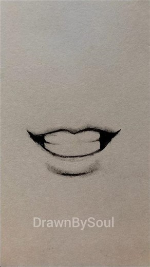 how to draw anime lips✍️✨#art #shorts #tutorial #howtodraw #drawing #artist #lipsdrawing #draw
