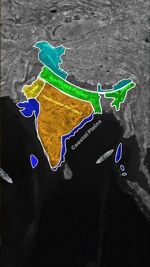 India's Unbelievable Geographic diversity #geography #map