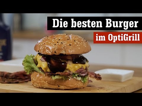The PERFECT BURGER in the OptiGrill