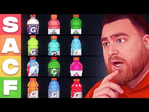 ULTIMATE GATORADE TIER LIST!