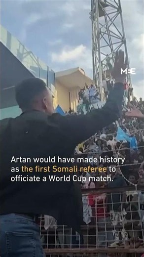 Somalia’s would-be first ever World Cup referee returns home after being denied entry by the US