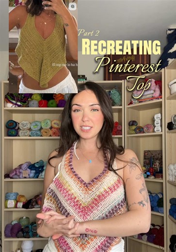 Recreating a Crochet Top: From Mistakes to Mastery