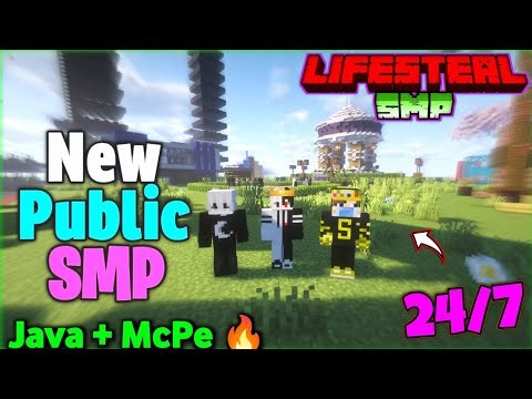 Best Free Public SMP Minecraft 1.21 🔥 | 24/7 Online | Java + PE | Anyone Can Join