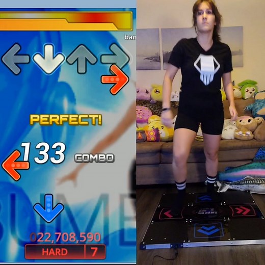 Ignore the first few steps, or roast me for them 🙈 #ddr #inthegroove #stepmania #ltek