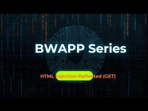 bWAPP Tutorial for Beginners (2026) | Reflected HTML Injection (GET)
