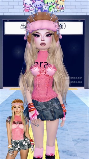 YOONCHAE PINKY UP OUTFIT TUTORIAL IN DTI!!💗 #dresstoimpress