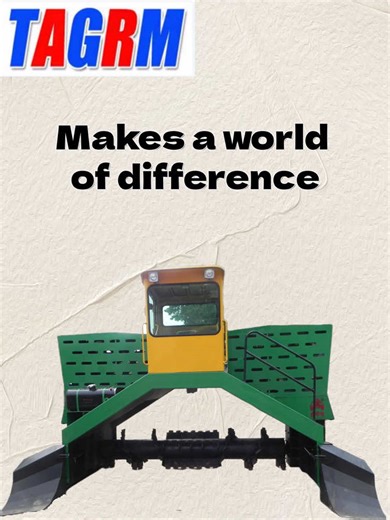 The compost produced by this machine makes a world of difference. #compostturner #agriculture #farming #machine #factory