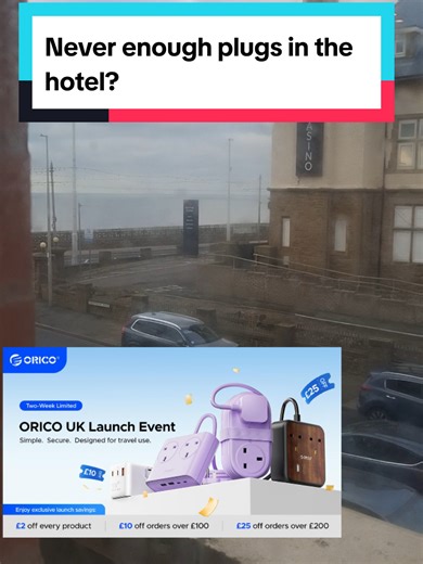 Meet the ORICO Travel Extension Cable — the tiny powerhouse that transforms the way you travel ⚡✈️ Smaller than your hand yet packed with possibility, this smartly designed extension cable is made for life on the move. The cable neatly wraps around the plugs, keeping everything compact, tangle-free, and ready to slip straight into your suitcase or carry-on. Despite its compact size, it punches well above its weight. With 2 UK plug sockets, 2 USB ports, and 1 USB-C port, you can charge multiple d