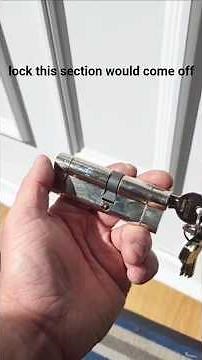 New lock installed and explanation of security benefits of APECS locks #residentiallock