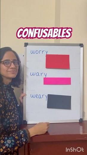Don’t Confuse Them-😨Worry vs 🧐Wary vs 🥱Weary