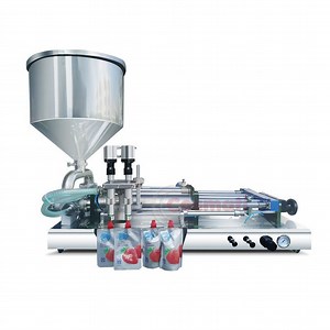 [Hot Item] Pneumatic Piston Filling Machine Semi-Automatic Filler with Pressurized Hopper