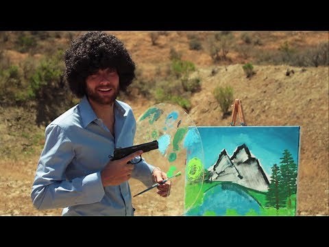 How To Paint Front Sight (Featuring Bob Ross)