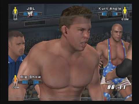 WWE Royal Rumble 2005: Big Show vs JBL vs Kurt Angle (SmackDown vs RAW 2006)