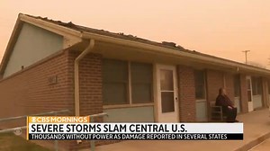 15K views · 64 reactions | One of the strongest windstorms in years tore through the Midwest Wednesday, flipping semi-trucks, knocking out power and destroying buildings across Iowa, Nebraska and several other states. | CBS Mornings | Facebook