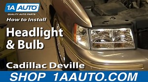 How to Replace Headlight and Bulb 1997-99 Cadillac Deville