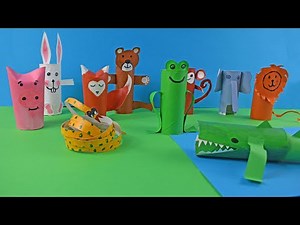 How To Make Toilet Paper Roll Animal Kingdom - ZOO - 10 Animals - Recycle Easy DIY Toy Ideas