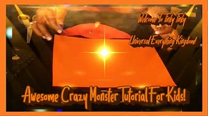 Awesome Crazy Monster Tutorial For Kids