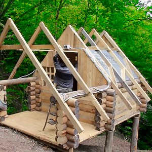140K views · 2.7K reactions | Building a House in the Forest. | Craft Man | Facebook