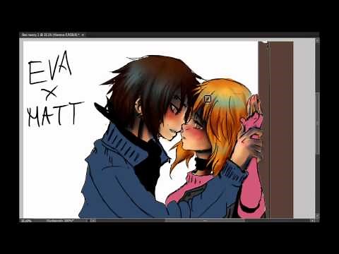 How to draw Kiss Manga