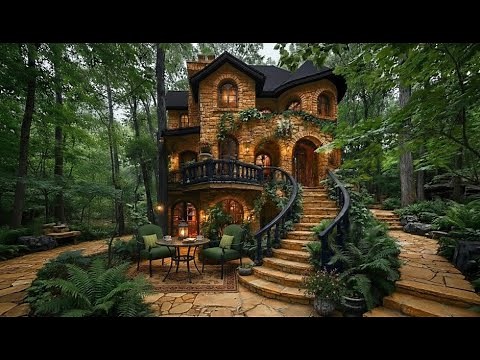 Dreamy Countryside Cottage Tour | Cozy Rustic Home with Warm Lights & Peaceful Vibes